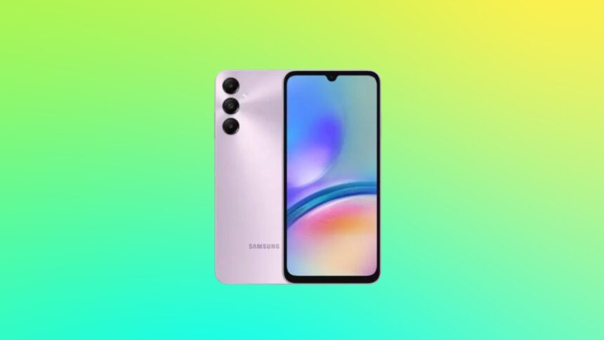 گوشی سامسونگ Galaxy M05 بزودی رونمایی خواهد شد