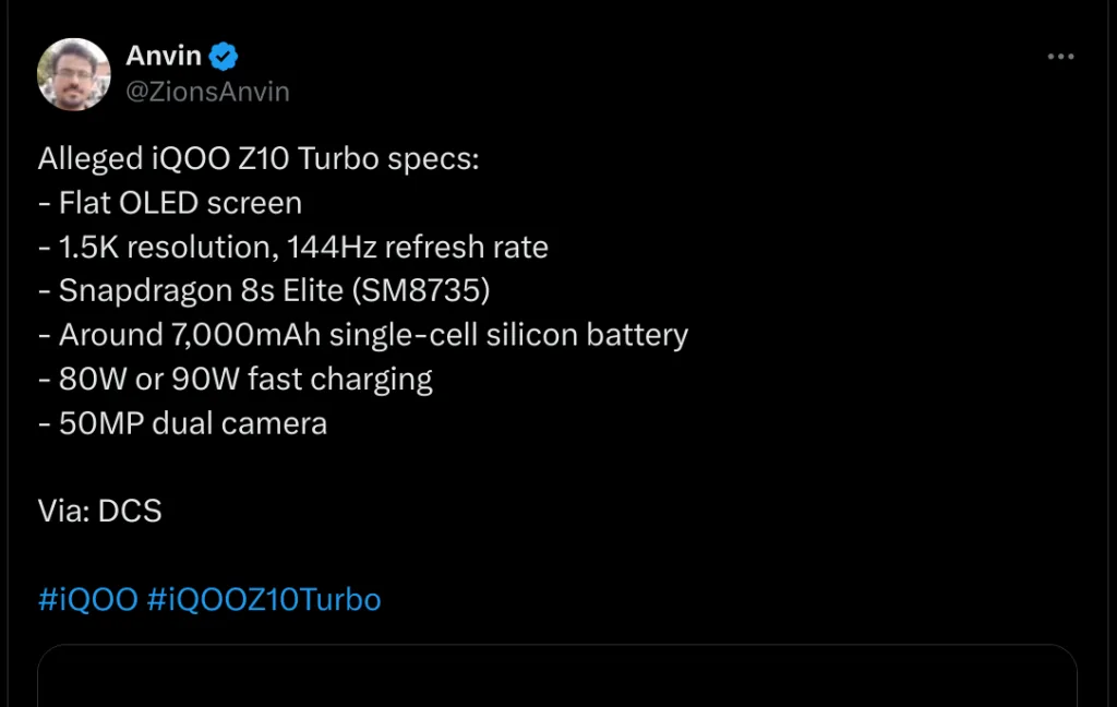 آیکیو Z10 Turbo