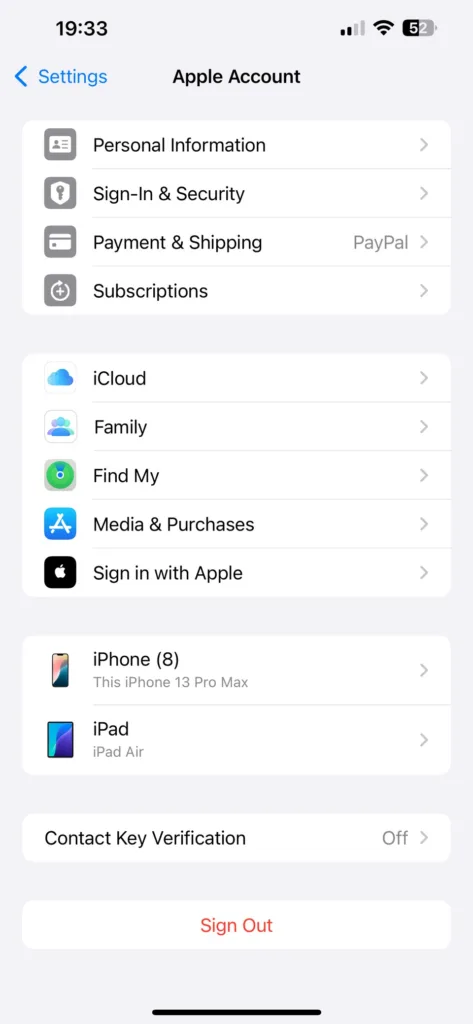 iCloud را انتخاب کرده و سپس گزینه‌ی iCloud Backup را انتخاب کنید.