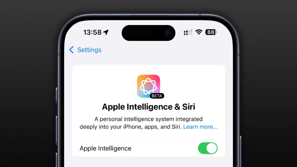 در تنظیمات > Apple Intelligence & Siri در iOS و iPadOS و در تنظیمات سیستم > Apple Intelligence & Siri در macOS خاموش کنید.