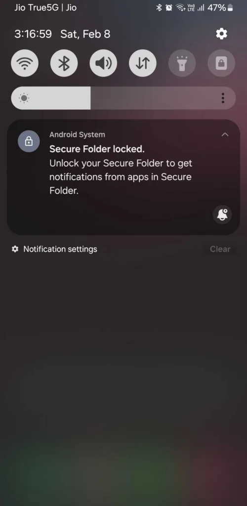 وارد بخش تنظیمات امنیتی دیگر (Other security settings) شوید
