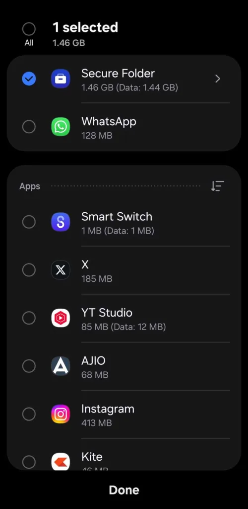 از اپلیکیشن Smart Switch سامسونگ استفاده کنید