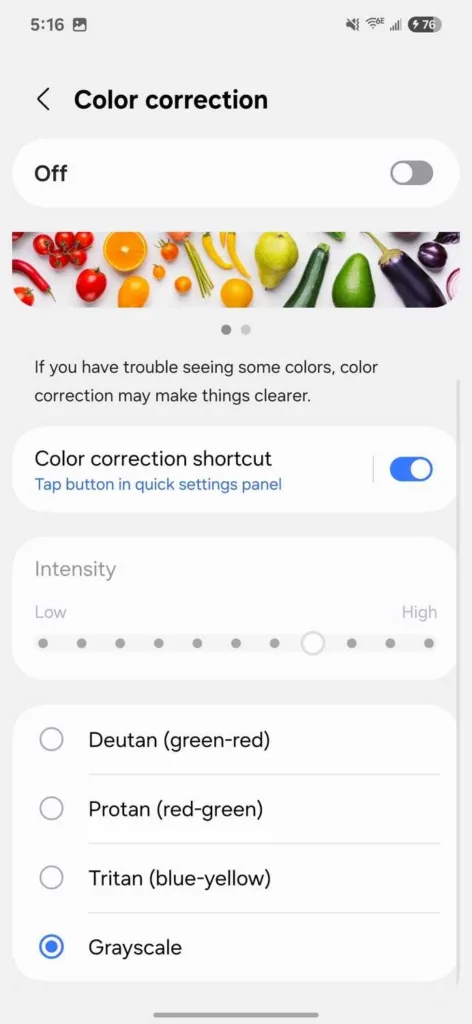 آن را انتخاب کرده و گزینه دکمه موجود در پنل تنظیمات سریع (Tap Button in Quick Settings Panel) را انتخاب کنید. 