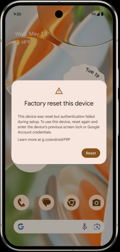 Factory Reset Protection (یا FRP) 